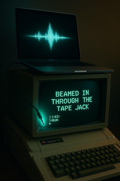 Beamed In Through the Tape Jack