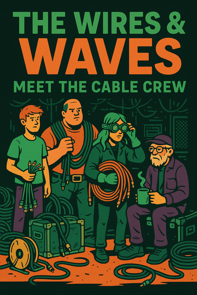 The Wires & Waves: Meet the Cable Crew That Keeps the Physical Layer Rocking